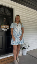Costal bloom dress