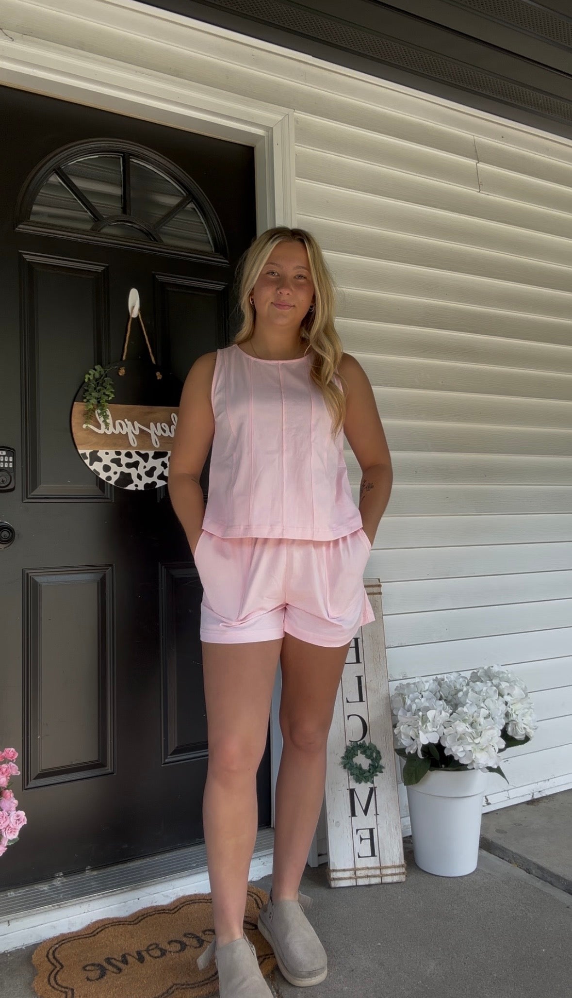 Pretty in pink lounge set